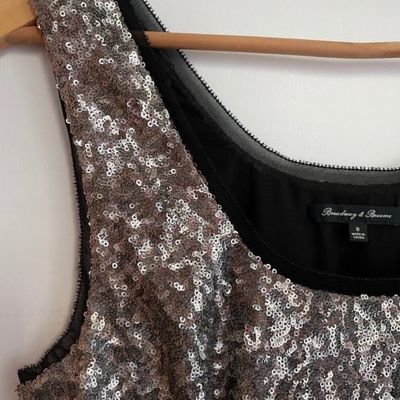 Madewell Colorblock sequins mini dress - Picture 3 of 7